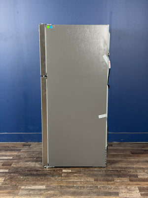 Frigidaire - 30 in. 20 cu. ft. Garage Ready Freestanding Top Freezer Refrigerator in Stainless Steel, ENERGY STAR