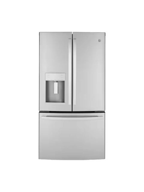 GE Profile - Profile 22.1 cu. ft. French Door Refrigerator with Hands-Free Autofill in Stainless Steel, Counter Depth