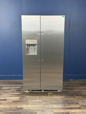 Frigidaire - 36.1 in. 22.3 cu. ft. Counter Depth Side-by-Side Refrigerator in Stainless Steel