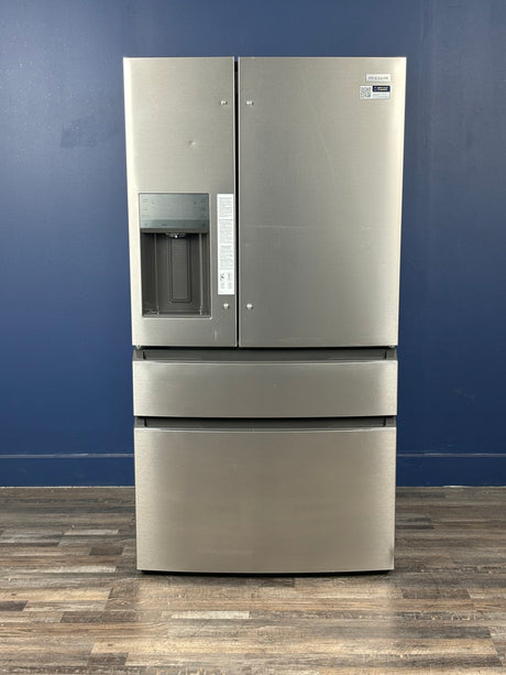 Frigidaire - 36 in. 26 cu. ft. Standard-Depth 4-Door French Door Refrigerator in Fingerprint-Resistant Stainless Steel Look