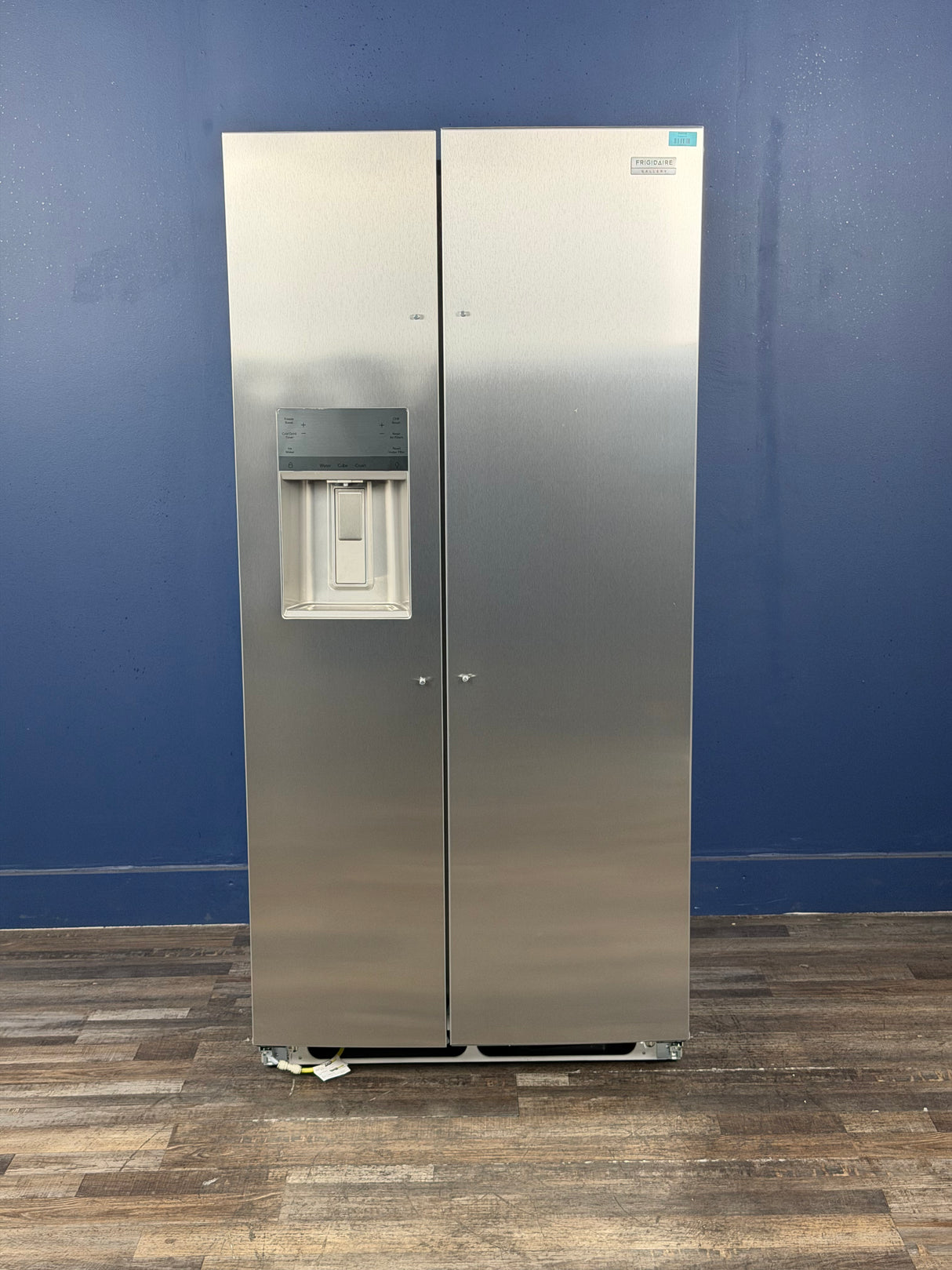 Frigidaire - Gallery 33 in. 22.3 cu. ft. Standard Depth Side by Side Refrigerator in Smudge-Proof Stainless Steel, ENERGY STAR