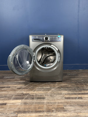 Electrolux - 4.5 cu. ft. Stackable Front Load Washer in Titanium with SmartBoost, Optic Whites, and Pure Rinse