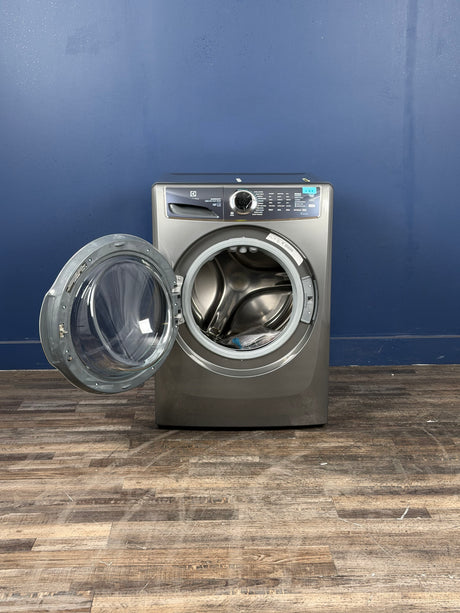 Electrolux - 4.5 cu. ft. Stackable Front Load Washer in Titanium with SmartBoost, Optic Whites, and Pure Rinse