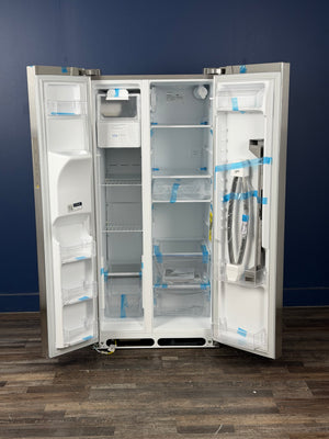 Frigidaire - 33 in. 22.3 cu. ft. Standard Depth Side by Side Refrigerator in Stainless Steel