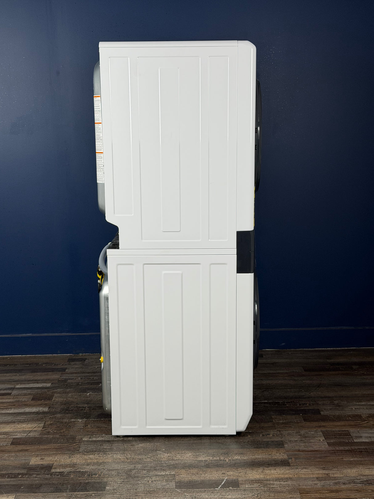 Electrolux - 4.4 cu. ft. Stacked Washer and 8.0 cu. ft. Electric Dryer Laundry Tower in White with LuxCare Wash, Energy Star