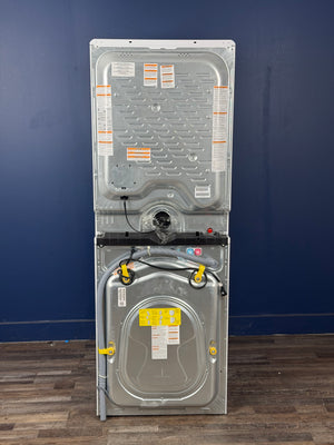Electrolux - 4.4 cu. ft. Stacked Washer and 8.0 cu. ft. Gas Dryer Laundry Tower in White with LuxCare Wash, Energy Star