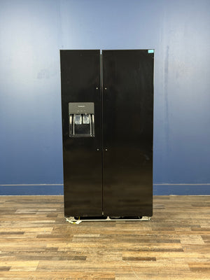 Frigidaire - 36 in. 26 cu. ft. Standard Depth Side by Side Refrigerator in Black