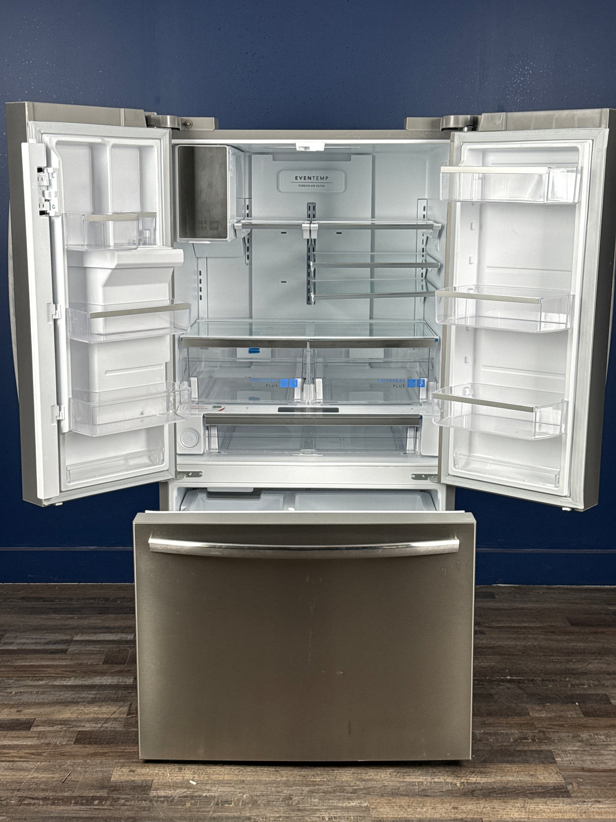 Frigidaire - Gallery 36 in. 28 cu. ft. Standard Depth French Door Refrigerator in Smudge-Proof Stainless Steel