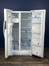 Frigidaire - 36 in. 26 cu. ft. Standard Depth Side by Side Refrigerator in White