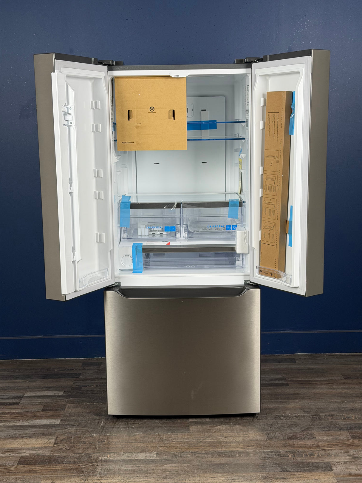 Frigidaire - Gallery 30 in. 20 cu. ft. Standard Depth French Door Refrigerator in Stainless Steel with Internal Water Dispenser
