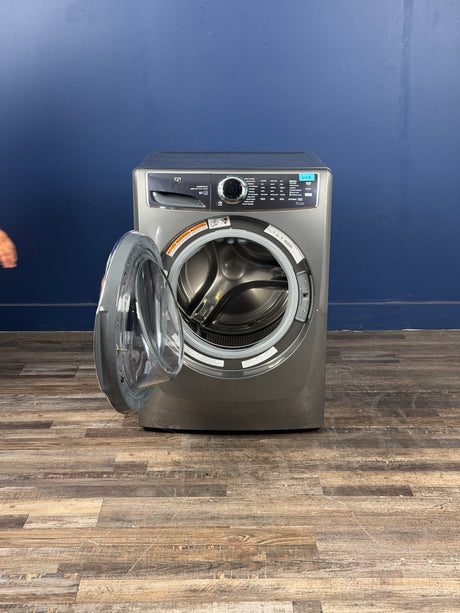 Frigidaire - 4.5 cu. ft. Stackable Front Load Washer in Titanium with SmartBoost, Optic Whites, and Pure Rinse