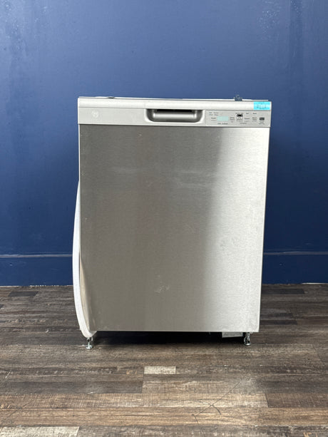 GE - 24 in. Built-In Tall Tub Front Control Stainless Steel Dishwasher w/Sanitize, Dry Boost, 52 dBA