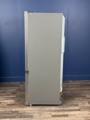 Frigidaire - 35 in. 20 cu. ft. Counter-Depth French Door Refrigerator in Stainless Steel Look with CrispSeal Crispers