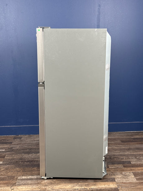 Frigidaire - 27.6 in. 14 cu. ft. Top Freezer Refrigerator in Fingerprint-Resistant Stainless Look, ENERGY STAR