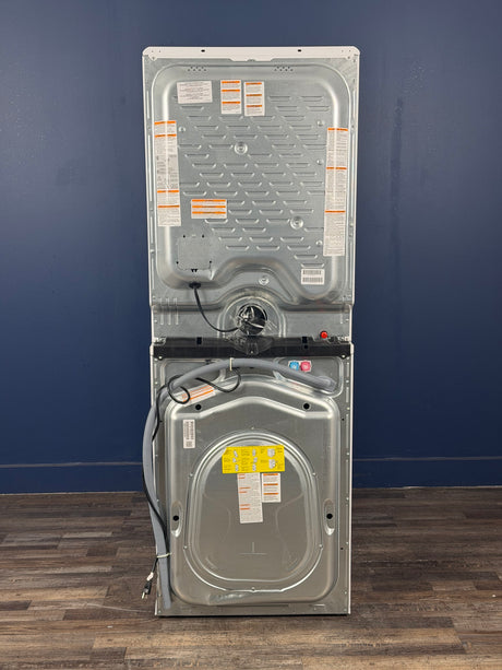 Electrolux - 4.4 cu. ft. Stacked Washer and 8.0 cu. ft. Gas Dryer Laundry Tower in White with LuxCare Wash, Energy Star