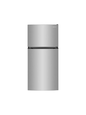Frigidaire - 27.6 in. 14 cu. ft. Top Freezer Refrigerator in Fingerprint-Resistant Stainless Look, ENERGY STAR
