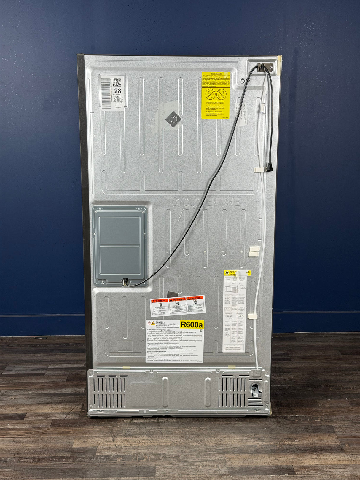 GE Profile - Profile 27.9 cu. ft. Smart 4-Door French Door Refrigerator with Door-in-Door in Fingerprint Resistant Stainless Steel
