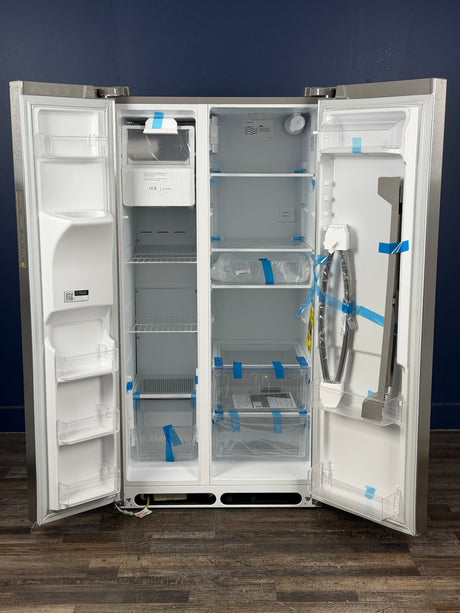 Frigidaire - 36 in. 26 cu. ft. Standard Depth Side by Side Refrigerator in Stainless Steel