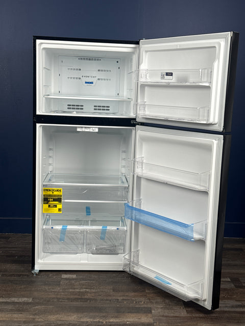 Frigidaire - 20 cu. ft. Garage Ready Top Freezer Refrigerator in Black, ENERGY STAR