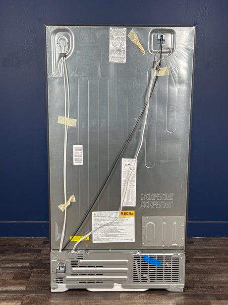 GE - 25.3 cu. ft. Side by Side Refrigerator in Fingerprint Resistant Stainless Steel, Standard Depth