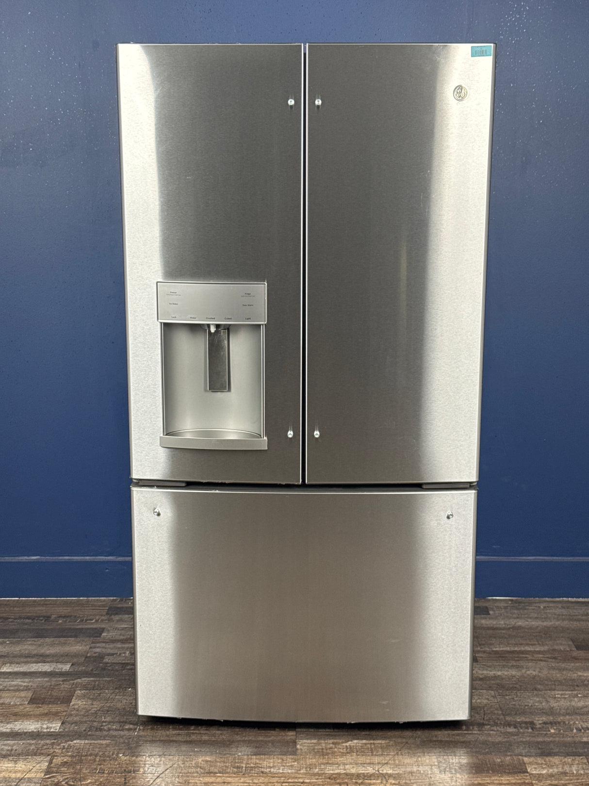 GE - 22.1 cu. ft. French Door Refrigerator in Fingerprint Resistant Stainless Steel, Counter Depth and ENERGY STAR