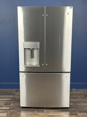 GE - 22.1 cu. ft. French Door Refrigerator in Fingerprint Resistant Stainless Steel, Counter Depth and ENERGY STAR