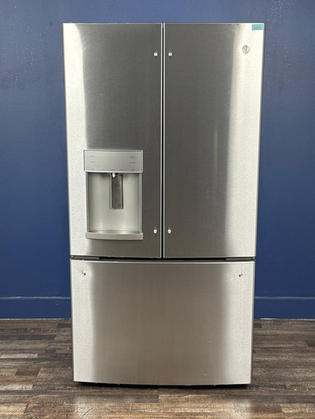 GE - 22.1 cu. ft. French Door Refrigerator in Fingerprint Resistant Stainless Steel, Counter Depth and ENERGY STAR