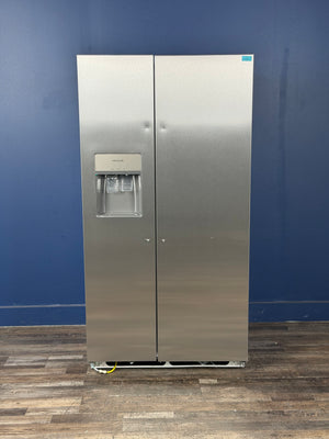 Frigidaire - 36 in. 26 cu. ft. Standard Depth Side by Side Refrigerator in Stainless Steel