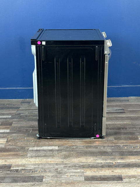 Frigidaire - 30 in. 5-Burner Element Slide-In Front Control Self-Cleaning Electric Range with Convection in Stainless Steel