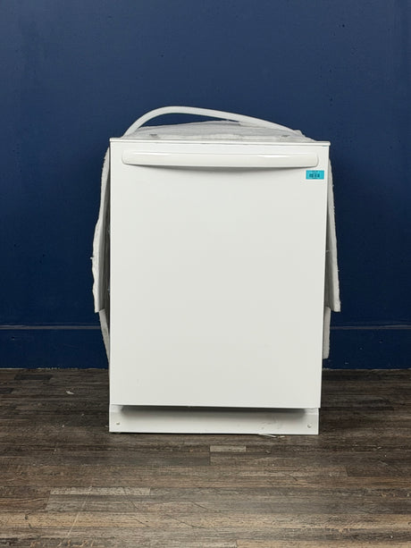Frigidaire - 24 in Top Control Built In Tall Tub Dishwasher with Plastic Tub in White with 4-cycles
