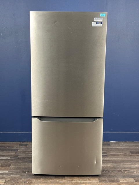 Frigidaire - Gallery 30 in. 20.3 cu. ft. Bottom Freezer Refrigerator in Smudge-Proof Stainless Steel with Internal Water Dispenser