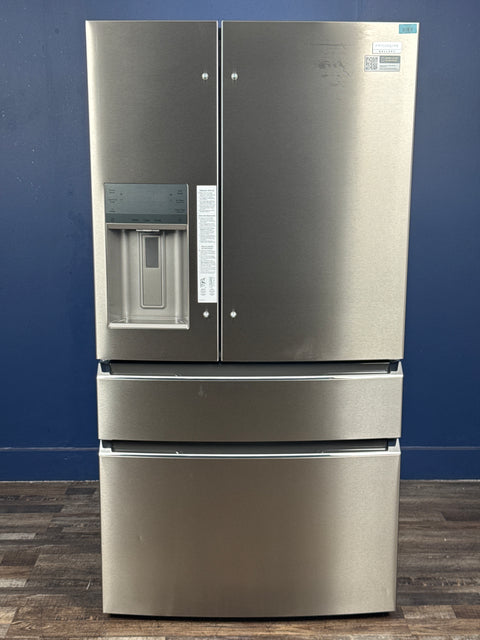 Frigidaire - Gallery 36 in. 26.3 cu. ft. 4-Door French Door Standard Depth Refrigerator in Smudge-Proof Stainless Steel