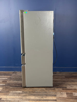 Frigidaire - Gallery 21.4 cu. ft. Counter Depth 4-Door French Door Refrigerator in Stainless Steel with Internal Water Dispenser