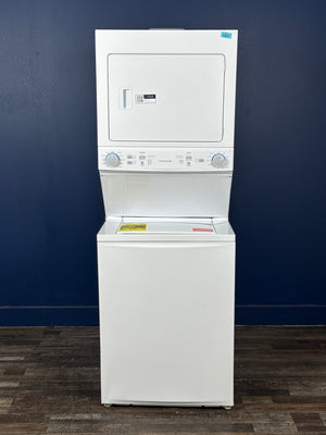 Frigidaire - 3.9 cu. ft. Washer and 5.6 cu. ft. Gas Dryer Combo in White with Quick Wash & Dry Cycle, MaxFill and Long Vent