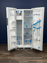 Frigidaire - 33 in. 22.3 cu. ft. Standard Depth Side by Side Refrigerator in White