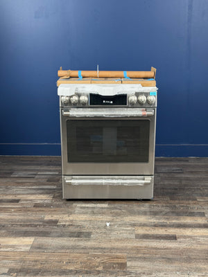 GE Cafe - 30 in. 5 Burner Element Slide-In Smart Induction Range with Convection in Stainless Steel, Self Clean