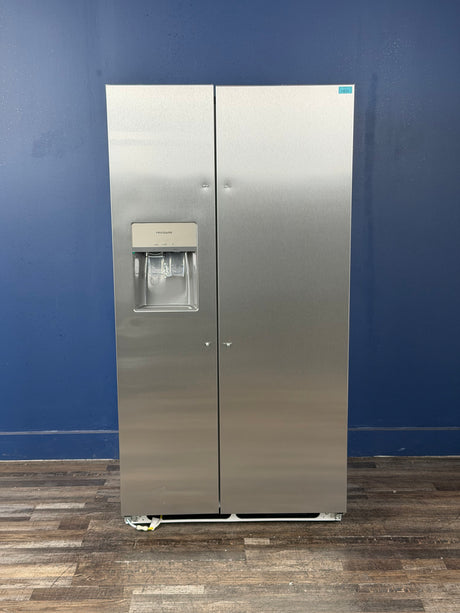 Frigidaire - 36 in. 26 cu. ft. Standard Depth Side by Side Refrigerator in Stainless Steel