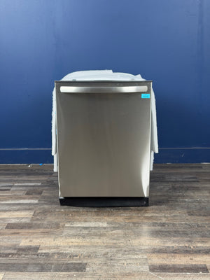 Frigidaire - 24 in Top Control Built in-Tall Tub 52 dBA Dishwasher with Plastic Tub in Stainless Steel with 4-cycles