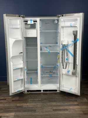 Frigidaire - 36 in. 26 cu. ft. Standard Depth Side by Side Refrigerator in Stainless Steel
