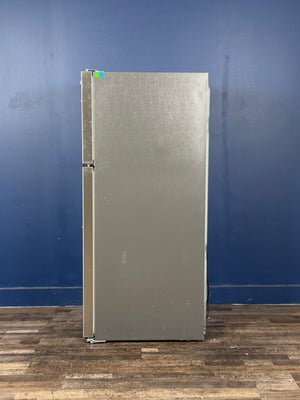 Frigidaire - 30 in. 20 cu. ft. Garage Ready Freestanding Top Freezer Refrigerator in Stainless Steel, ENERGY STAR