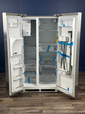 Frigidaire - Gallery 36 in. 26 cu. ft. Standard Depth Side by Side Refrigerator in Smudge-Proof Stainless Steel, ENERGY STAR