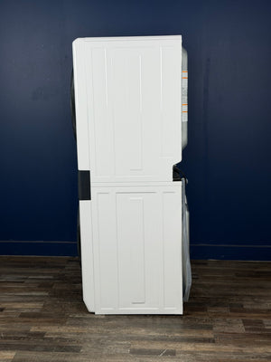 Electrolux - 4.4 cu. ft. Stacked Washer and 8.0 cu. ft. Gas Dryer Laundry Tower in White with LuxCare Wash, Energy Star