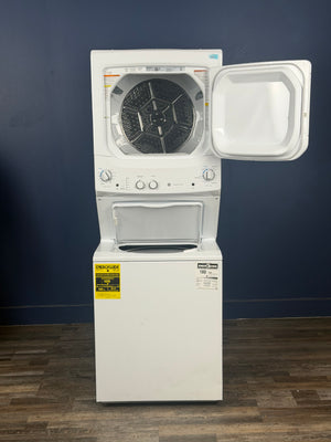 GE - 3.8 cu. ft. Washer 5.9 cu. ft. Gas Dryer Combo in White