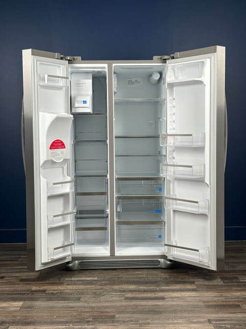 Frigidaire - Gallery 36 in. 26 cu. ft. Standard Depth Side by Side Refrigerator in Smudge-Proof Stainless Steel, ENERGY STAR