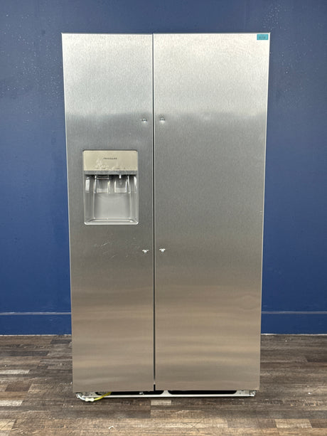 Frigidaire - 36.1 in. 22.3 cu. ft. Counter Depth Side-by-Side Refrigerator in Stainless Steel