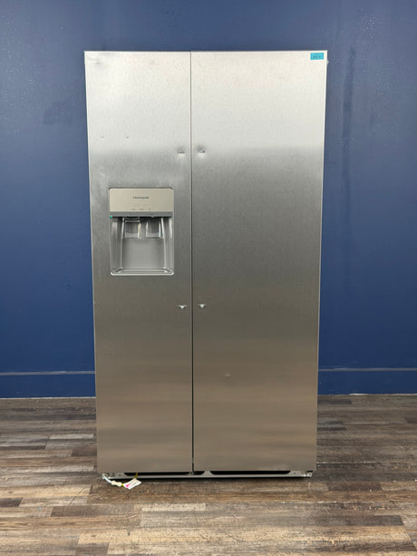 Frigidaire - 36 in. 26 cu. ft. Standard Depth Side by Side Refrigerator in Stainless Steel