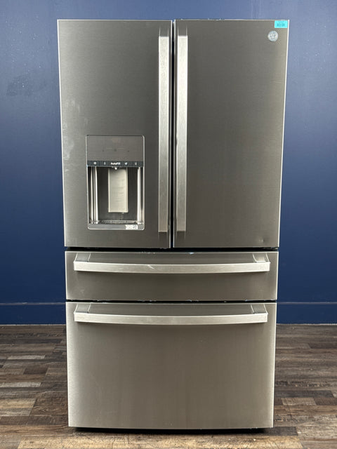GE Profile - Profile 27.9 cu. ft. Smart 4-Door French Door Refrigerator with Door-in-Door in Fingerprint Resistant Stainless Steel