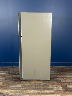 LG - 24 cu. ft. Top Mount Freezer Refrigerator with Multi-Flow Air System in Stainless Steel, Garage Ready