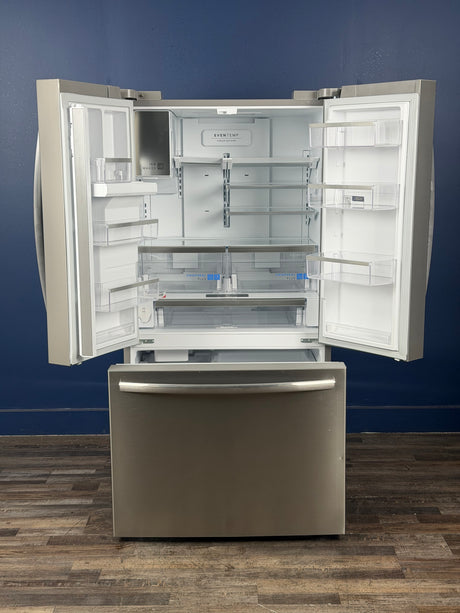 Frigidaire - Gallery 36 in. 23 cu. ft. Counter Depth French Door Refrigerator in Smudge-Proof Stainless Steel
