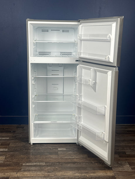 Frigidaire - 28 in. 16 cu. ft Garage Ready Top Freezer Refrigerator in Stainless Steel, ENERGY STAR